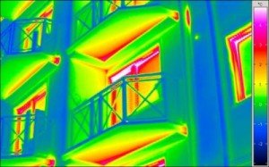 мостики холода в инфракрасном снимке